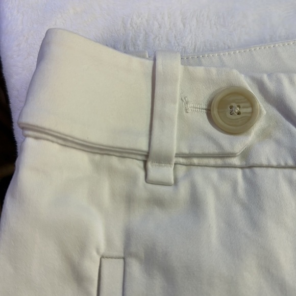 Loft Ann TaylorJulie Ankle Cotton/Spandex White Trouser Size 2 - Picture 6 of 8